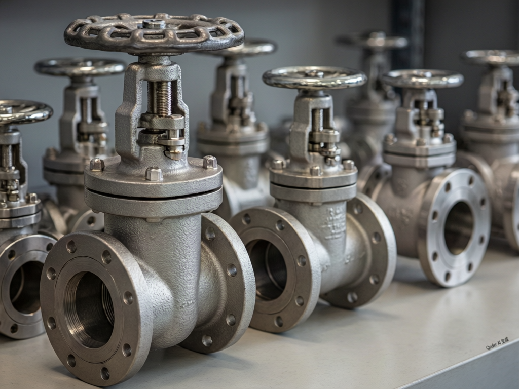 Cast and forged steel gate and globe valves in various sizes